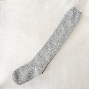 American Eagle Knee-High Knitted Socks grey, camp sock